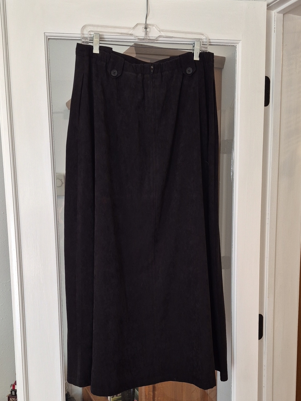 COLDWATER CREEK Y2K Long Skirt Black 16 - Picture 4 of 5